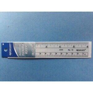 Westcott Flexible 6" ruler 6pack